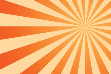 Pop art orange comics book or cartoon magazine background. Orange retro halftone 