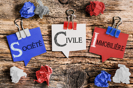 post-it acronyme SCI : Société Civile Immobilière
