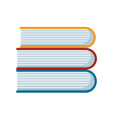 pastel book icon. education concept	