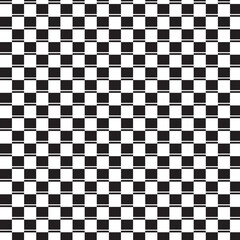 abstract pattern border Seamless black, gray and white square stripes beautiful geometric pattern fabric
