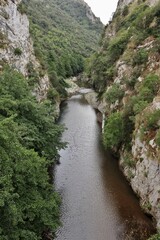 San Severino - Fiume Mingardo nella Gola del Diavolo