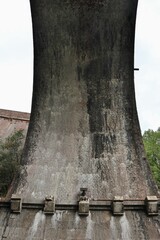 San Severino - Intradosso dell'arcata del ponte ferroviario sul Mingardo