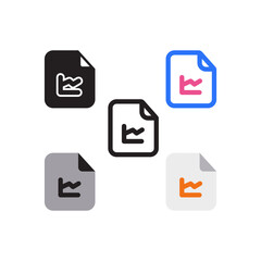 Statistic File Icon Pack Version