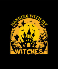 Halloween t-shirt design.creative Halloween t-shirt Design. Pumpkin shirt Vector Graphics Professional Halloween T-shirt template,Happy Halloween Scary T-Shirt Design vector,Halloween party t-shirt de