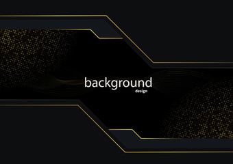 Abstract golden background image banner design advertising media