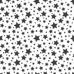Stars and circles pattern vector, star pattern