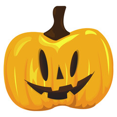 Pumpkin symbol of the Happy Halloween holiday.