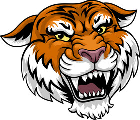 Tiger Angry Tigers Team Sports Mascot Roaring