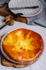 khachapuri in megrelian on the board