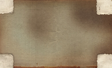 Vintage texture of old paper with scratches, stains and corners