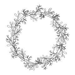 Circle Wreath Frame