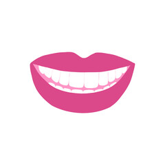 Fototapeta premium Healthy White Teeth 