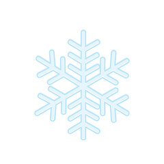 Winter snowflake icon
