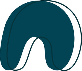 Abstracr Shape with Line for Decoration