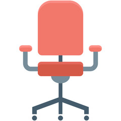 Swivel Chair Vector Icon
