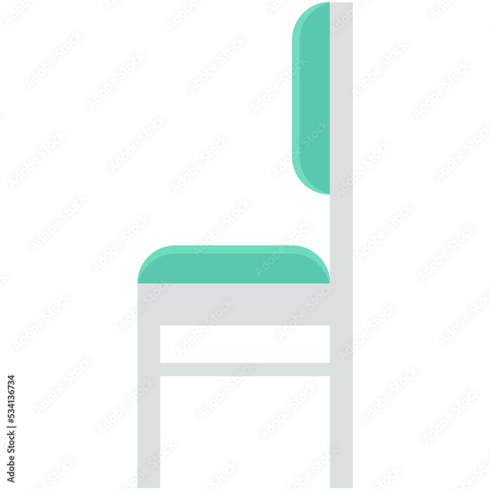 Wall mural Chair Vector Icon