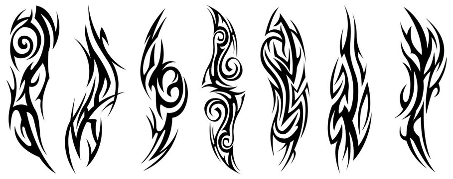 tribal tricep tattoo