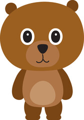 Obraz premium Bear Cartoon Clipart