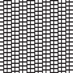 abstract pattern border Seamless black, gray and white square stripes Beautiful geometric maze pattern fabric.