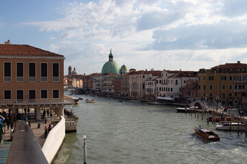 grand canal view Venice Italy