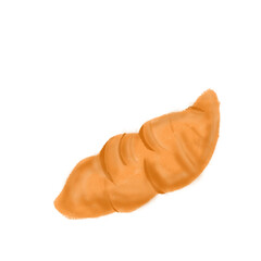 bread isolated on white