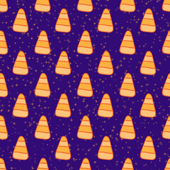 Seamless backgrounds of sweet. Collection halloween candy