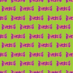 Seamless backgrounds of sweet. Collection halloween candy