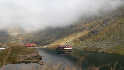 fog on the lake Balea 