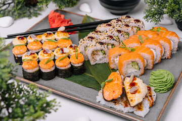 Warm roll and roll philadelphia and tuna rolls