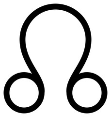 Rahu planet symbol. Ascending lunar node sign. Astrological calendar. Zodiacal black and white horoscope. Outline illustration. Jyotisha. Hinduism, Indian or Vedic astrology © Ramziia