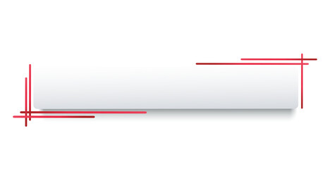 red frame template illustration 