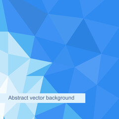 Triangular style abstract background - Illustration