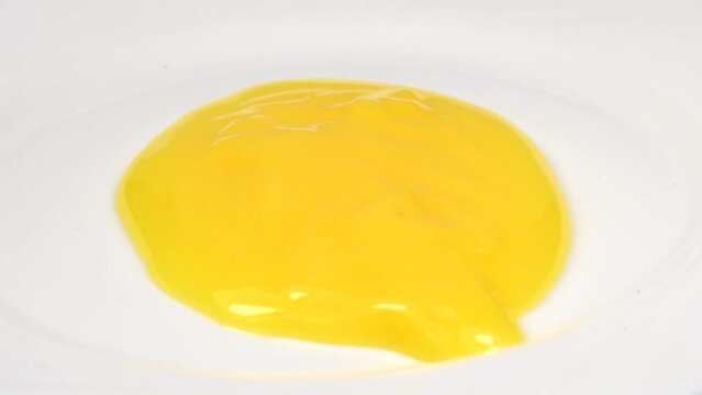 Royal jelly, dietary supplement of the honey bee on a turn table