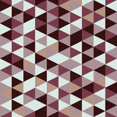 Abstract geometric triangle seamless pattern