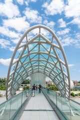 Bridge of Peace over the Kura River in Tbilisi © Dejan Gospodarek