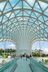 Bridge of Peace over the Kura River in Tbilisi © Dejan Gospodarek