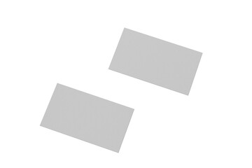 Blank Paper Business card mockup PNG