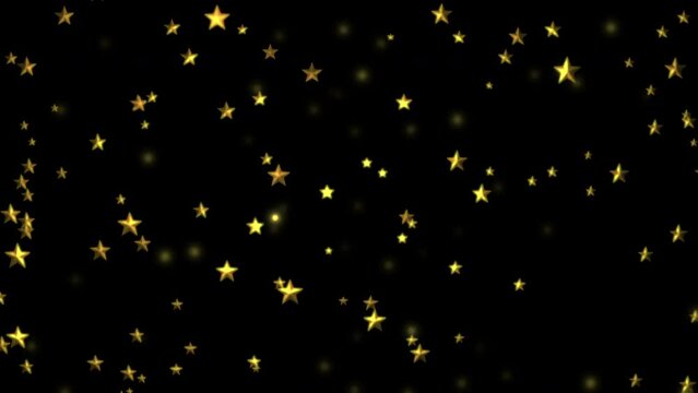 星が上昇していくアニメーション　背景　黒
Star Animation Black