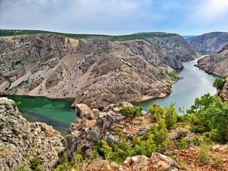 The Zrmanja Canyon in Croatia