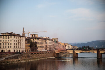 Fototapeta premium Workers demonstration - Florence