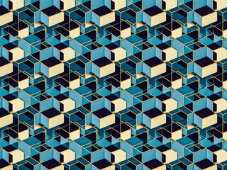 Hintergrund - Backdrop - Wallpaper - gekachelt - erweiterbar - Illustration © Korea Saii