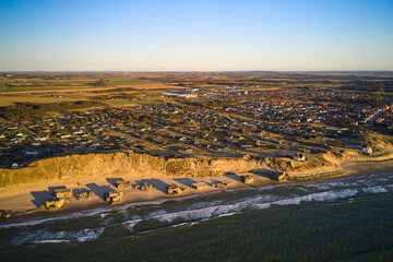 View of the beach in L&oslash;kken