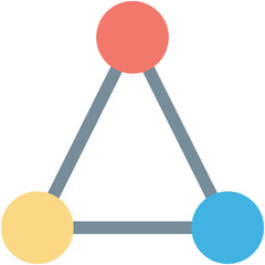 Atom Colored Vector Icon