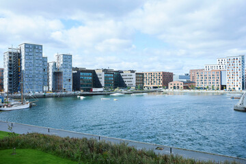 View of the city of Aalborg