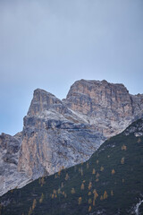 large grey dolomite mountain