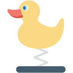 Duck Colored Vector Icon