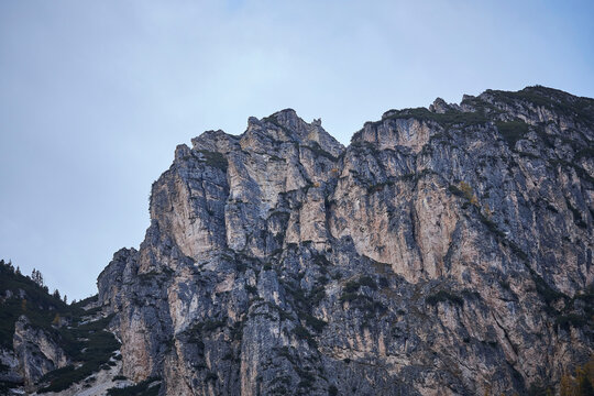 large grey mountain
