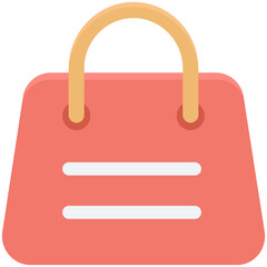 Handbag Colored Vector Icon