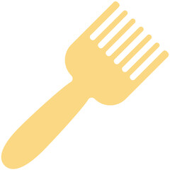 Tinting Brush Colored Vector Icon