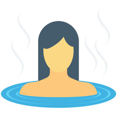 Sauna Colored Vector Icon